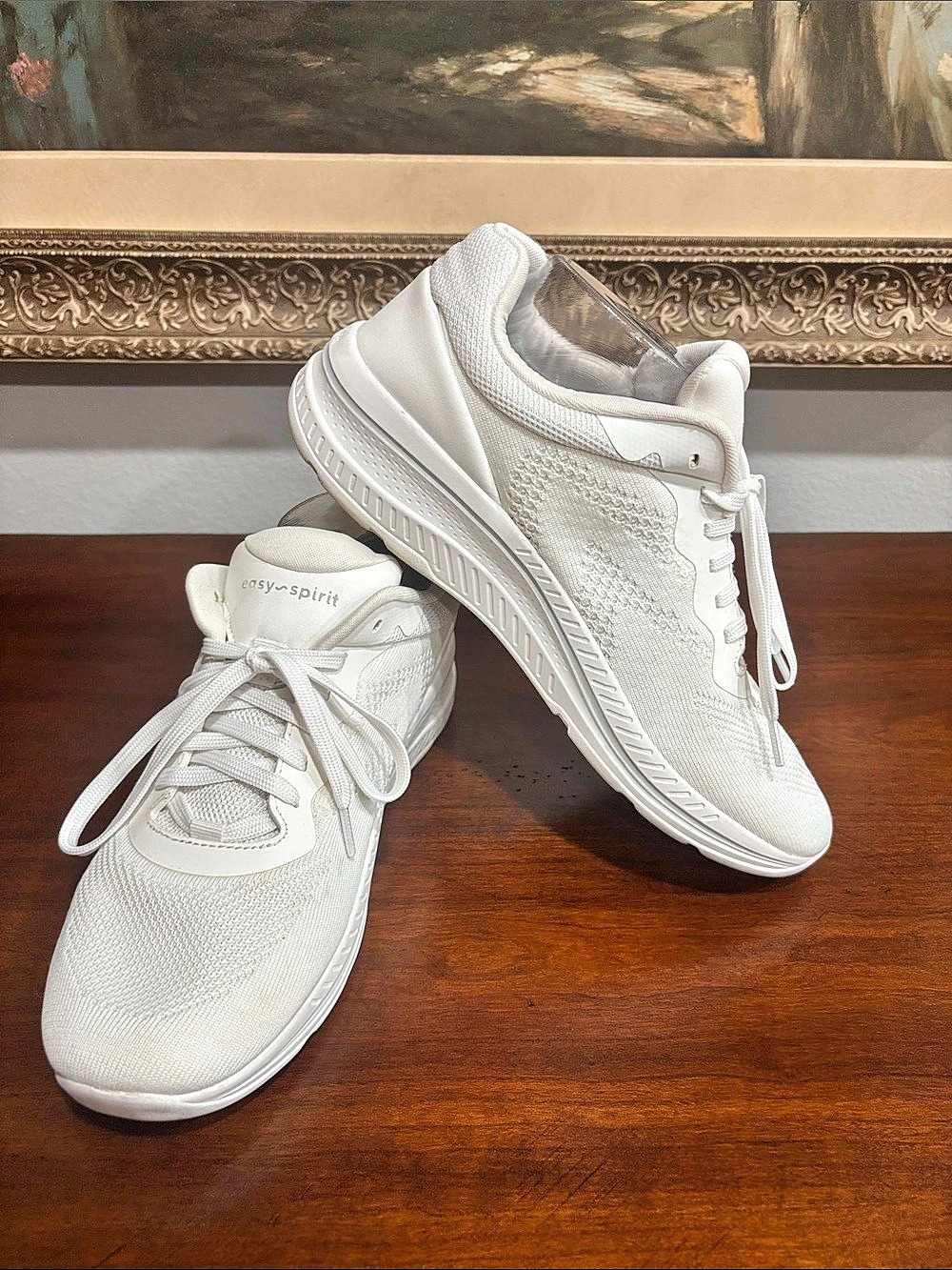 Easy Spirit Romy Walking White Sneakers